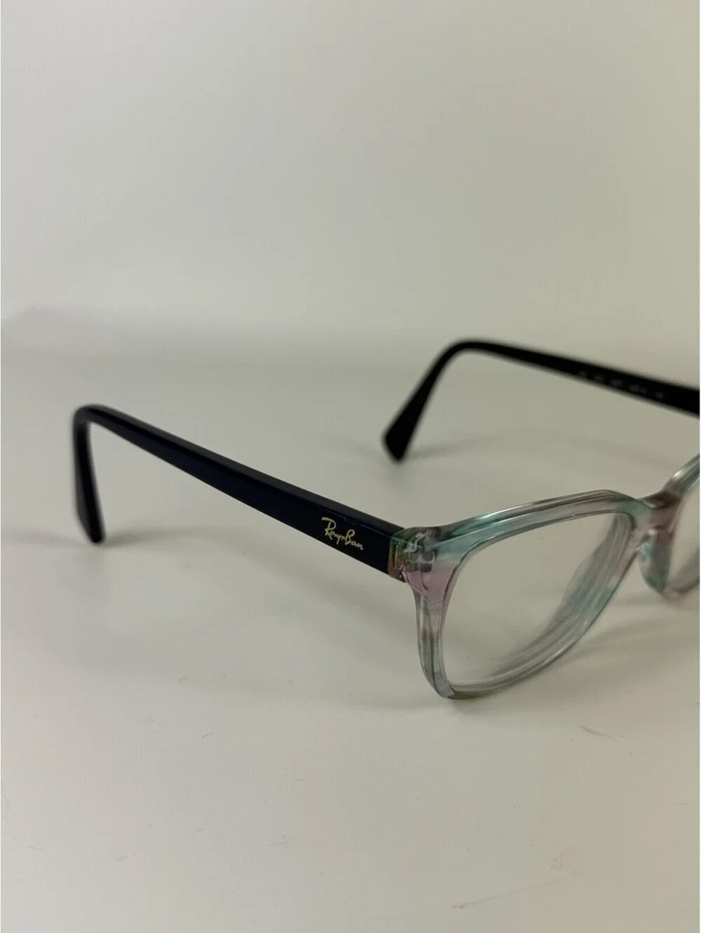 Ray Ban RB1591 3807 Womens Jr Blue & Clear Eyeglasses FRAMES ONLY 48-16-130